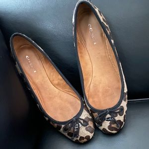 Coach Florabelle Leopard Flat (LOWEST PRICE)